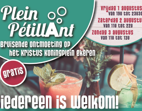 Plein PétillAnt  3-daagse festival op het dorpsplein